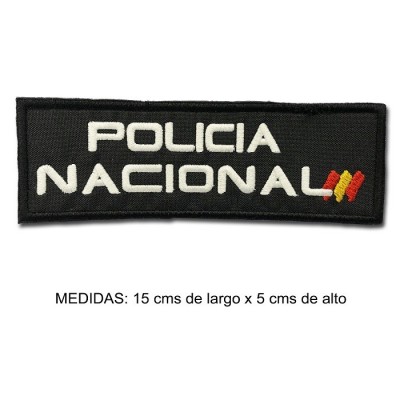 ROTULO BORDADO 15 X 5 CMS - POLICIA CNP