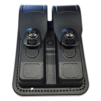 PORTACARGADOR DOBLE PARA CARGADORES STANDARD EN POLIMERO MOLDEADO DOBLE POSICION RADAR