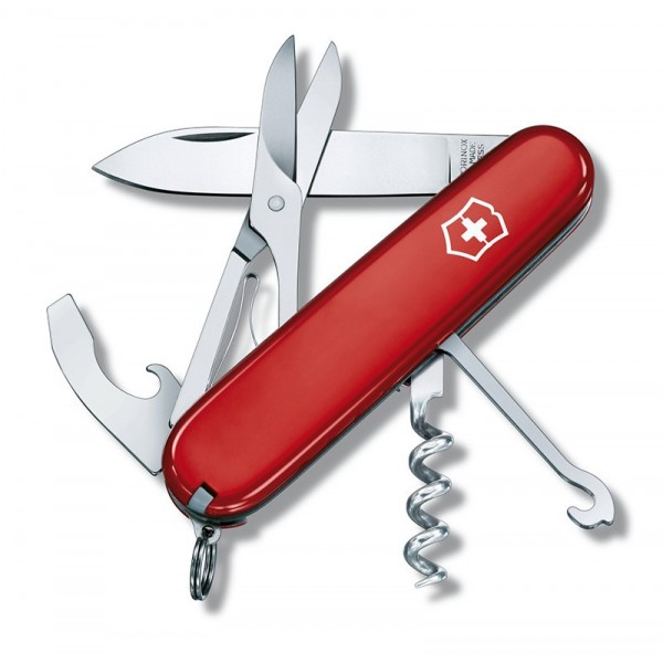 NAVAJA SUIZA VICTORINOX MULTIUSOS COMPACT ROJA
