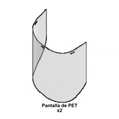 KIT DE PROTECCION FACIAL 2 PANTALLAS