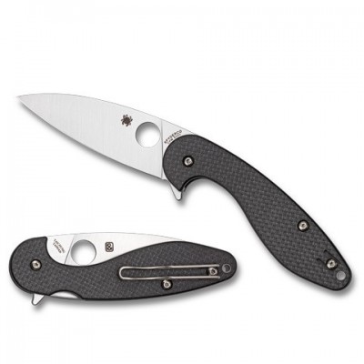 NAVAJA SPYDERCO SLIVERAX, MANGO FIBRA DE CARBONO / G10