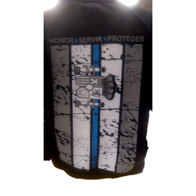 CAMISETA TECNICA BANDERA "HONOR, SERVIR, PROTEGER"