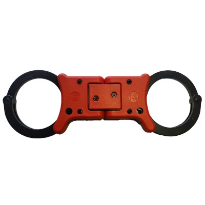 GRILLETE TCH RIGIDO/PLEGABLE PAVONADO/ROJO DOBLE CERRADURA
