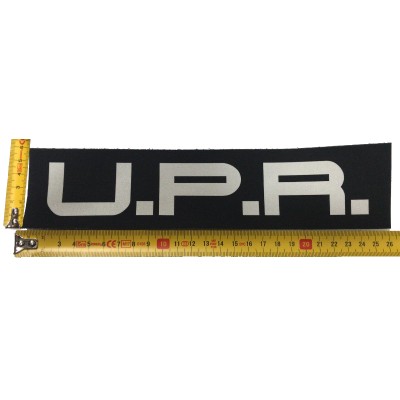 PARCHE ROTULO REFLECTANTE CON VELCRO UPR 26 X 6 CMS