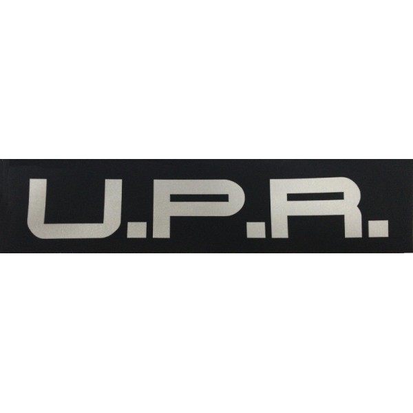 PARCHE ROTULO REFLECTANTE CON VELCRO UPR 26 X 6 CMS