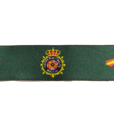 CINTA PULSERA VERDE CUERPOS Y FUERZAS DEL ESTADO