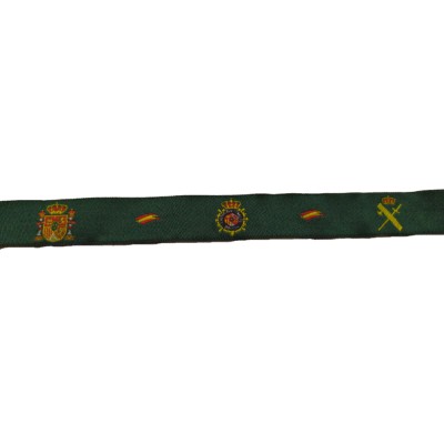CINTA PULSERA VERDE CUERPOS Y FUERZAS DEL ESTADO