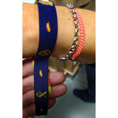 CINTA PULSERA VERDE CUERPOS Y FUERZAS DEL ESTADO