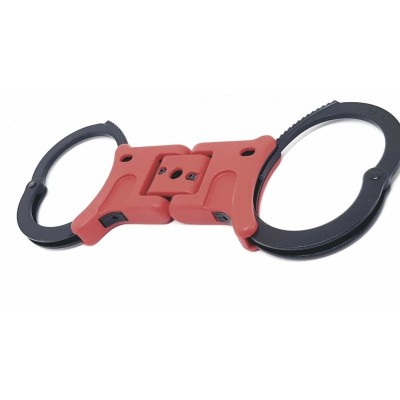 GRILLETE TCH RIGIDO/PLEGABLE PAVONADO/ROJO DOBLE CERRADURA