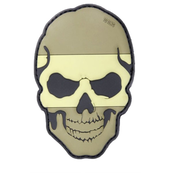 PARCHE PVC 3D CALAVERA ESPAÑA TAN