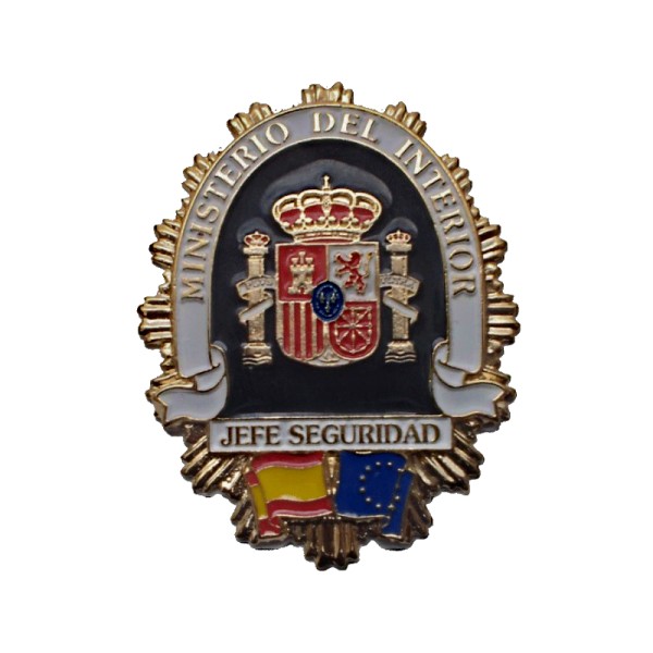 PLACA CARTERA JEFE SEGURIDAD