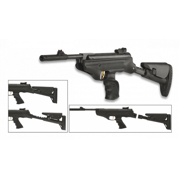 PISTOLA AIRE COMPRIMIDO HATSAN MOD. 25 SUPERTACT 4.5MM