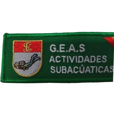 LLAVERO MICRO BORDADO CINTA GUARDIA CIVIL G.E.A.S