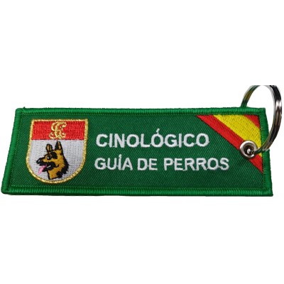 LLAVERO MICRO BORDADO CINTA GUARDIA CIVIL CINOLOGICO