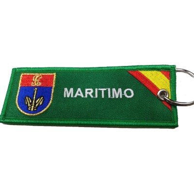 LLAVERO MICRO BORDADO CINTA GUARDIA CIVIL SERVICIO MARITIMO