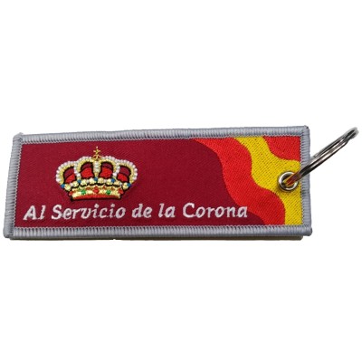 LLAVERO MICRO BORDADO CINTA GUARDIA REAL