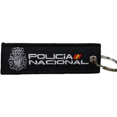 LLAVERO MICRO BORDADO CINTA CNP COMISARIO PRINCIPAL