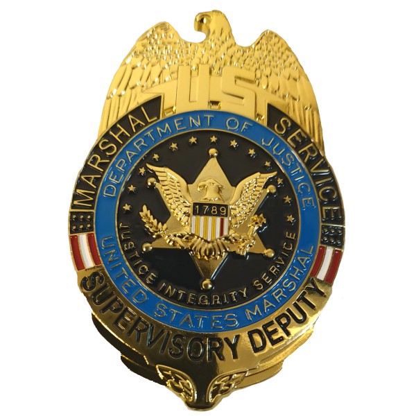 PLACA USA SUPERVISOR ADJUNTO US MARSHAL