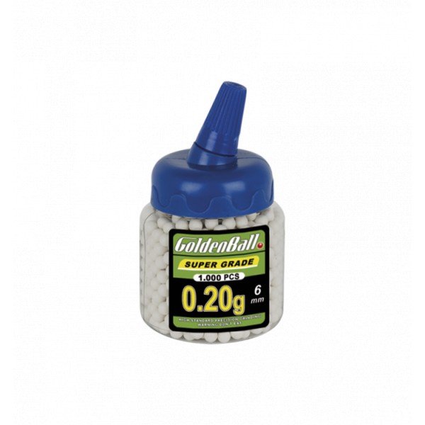 BIBERON BOLAS AIRSOFT BB GOLDENBALL 1000 BOLAS 0.20G
