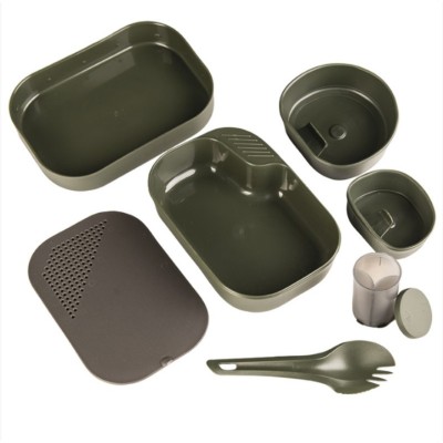 SET VAJILLA SUPERVIVENCIA VERDE