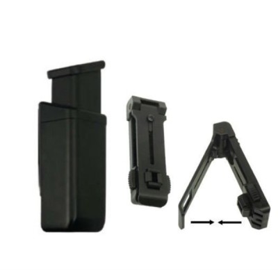 PORTACARGADOR POLIMERO 9MM CINTURON/MOLLE