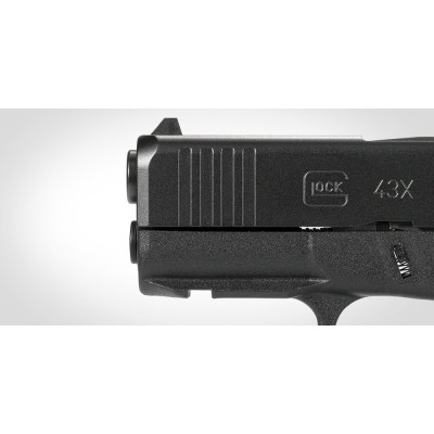 PISTOLA GLOCK 43X BLACK/MOS/FS 9x19 COMBO SHIELD