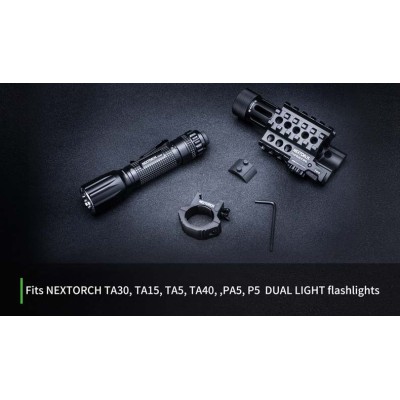 SOPORTE NEXTORCH RM25S CON RAIL PICATINNY PARA LINTERNAS