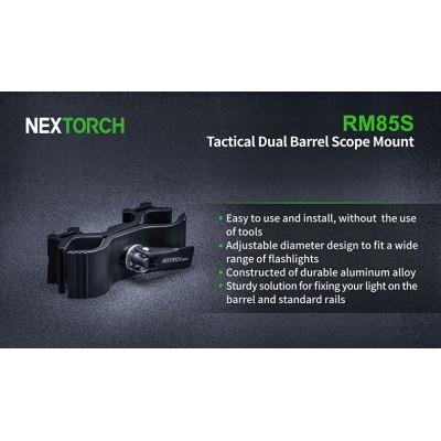 SOPORTE RM85S PARA LINTERNAS NEXTORCH (20 - 28 CM)