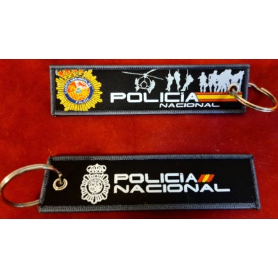 COLECCION LLAVEROS MICRO BORDADOS ESPECIALIDADES POLICIA NACIONAL
