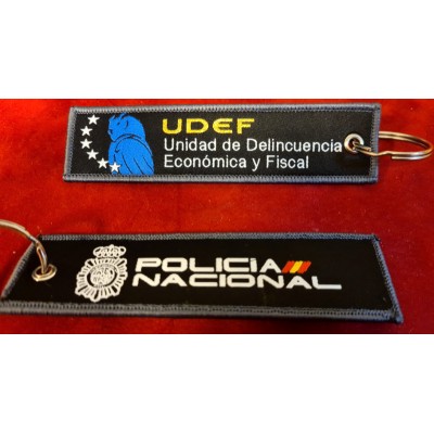 COLECCION LLAVEROS MICRO BORDADOS ESPECIALIDADES POLICIA NACIONAL