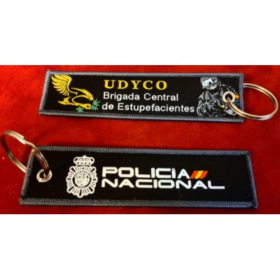 COLECCION LLAVEROS MICRO BORDADOS ESPECIALIDADES POLICIA NACIONAL