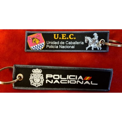 COLECCION LLAVEROS MICRO BORDADOS ESPECIALIDADES POLICIA NACIONAL