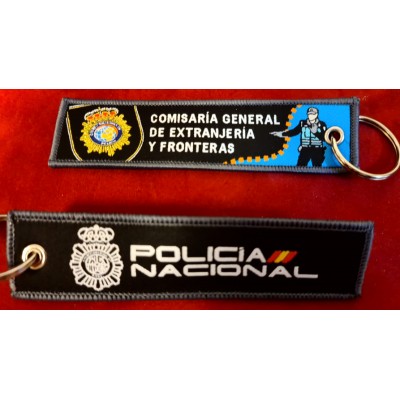 COLECCION LLAVEROS MICRO BORDADOS ESPECIALIDADES POLICIA NACIONAL