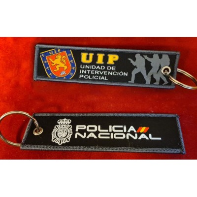 COLECCION LLAVEROS MICRO BORDADOS ESPECIALIDADES POLICIA NACIONAL