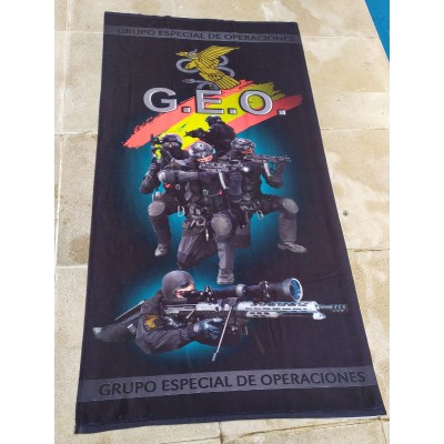 TOALLA IMAGEN G.E.O. POLICIA NACIONAL
