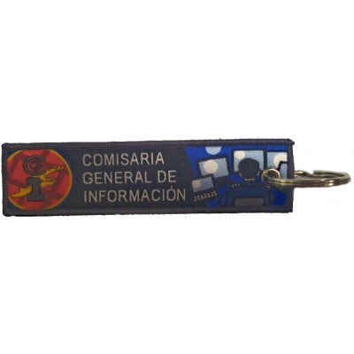 LLAVERO MICRO BORDADO COMISARIA GENERAL DE INFORMACION