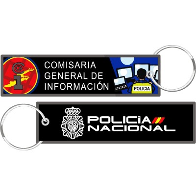 LLAVERO MICRO BORDADO COMISARIA GENERAL DE INFORMACION