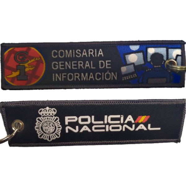 LLAVERO MICRO BORDADO COMISARIA GENERAL DE INFORMACION