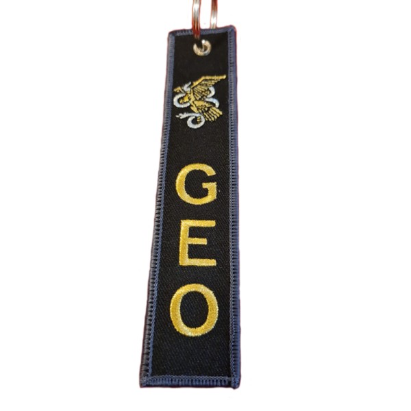 LLAVERO MICRO BORDADO GEO