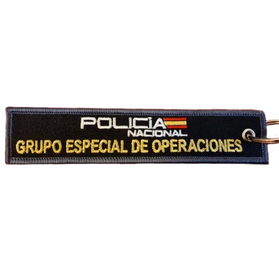 LLAVERO MICRO BORDADO CINTA GEO