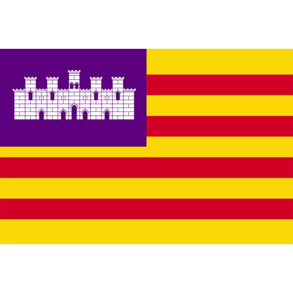 BANDERA COMUNIDAD DE ISLAS BALEARES (EXTERIOR)