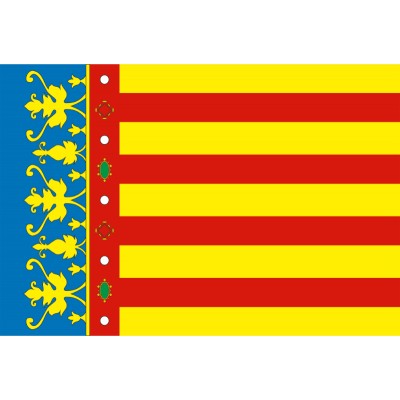 BANDERA COMUNIDAD DE VALENCIANA (EXTERIOR)