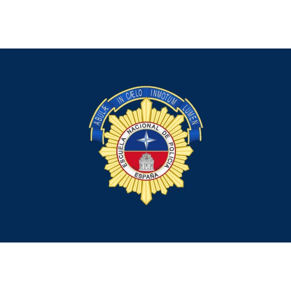 BANDERA ACADEMIA POLICA NACIONAL (DESPACHO) BORDADA O IMPRESA