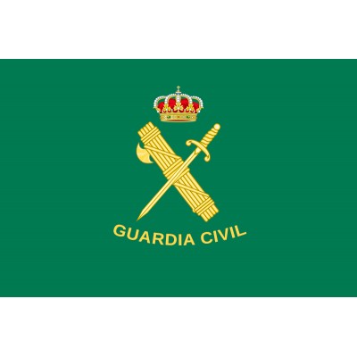 BANDERA GUARDIA CIVIL (DESPACHO) BORDADA O IMPRESA