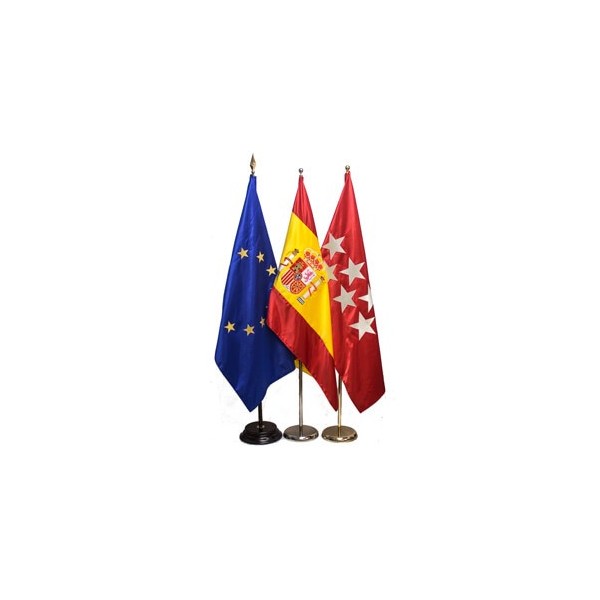 MASTIL / ASTA Y PEANA  PARA BANDERA DESPACHO