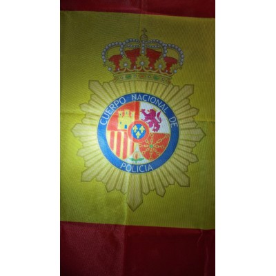 BANDERA ESPAÑA POLICA NACIONAL (EXTERIOR)