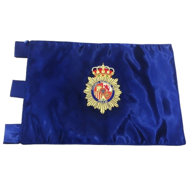 BANDERA POLICIA NACIONAL (SOBREMESA) BORDADA