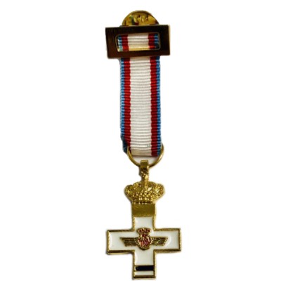 MEDALLA MINIATURA AERONAUTICO DISTINTIVO AZUL