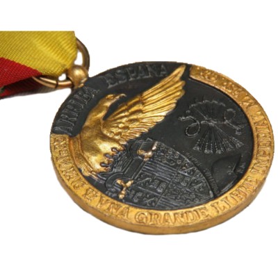 MEDALLA DE LA CAMPAÑA -MERITOS EN RETAGUARDIA (1939 - 1936) + PASADOR