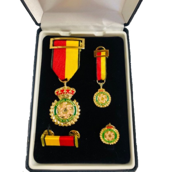 ESTUCHE CONJUNTO COMPLETO MEDALLA CONMEMORATIVA DE LA OPERACION BALMIS